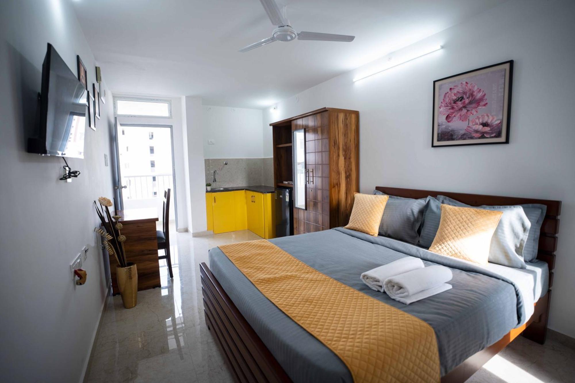Yellow Bells Studios And Suites Gachibowli 외부 사진